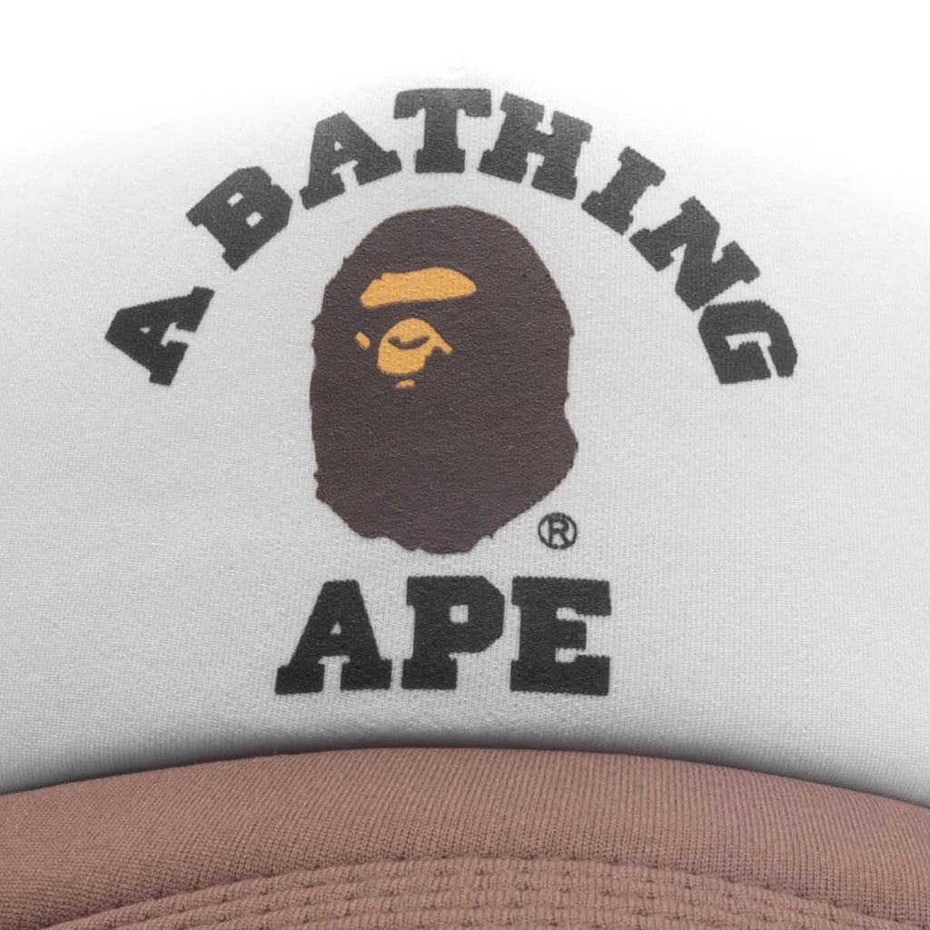 College Mesh Cap Beige