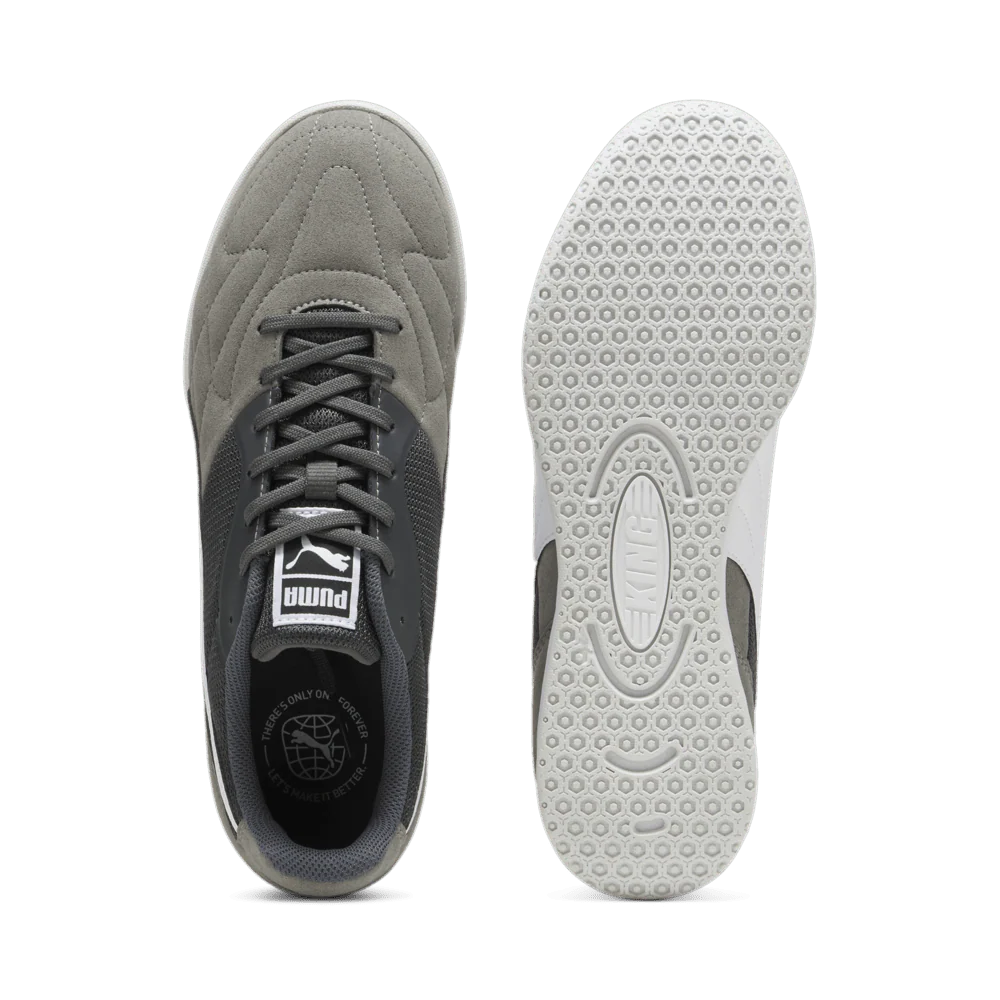 PUMA King Top IT Indoor Shoes Gray White