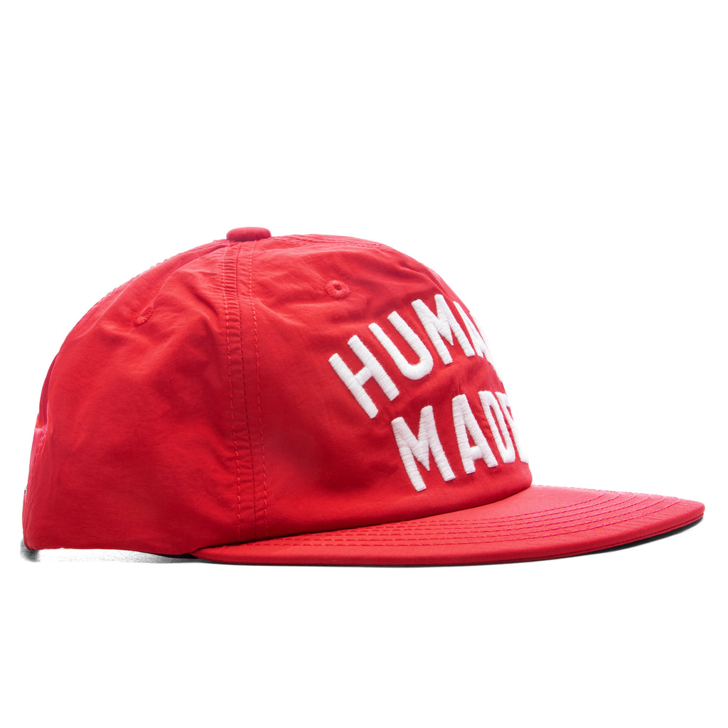 5 Panel Nylon Cap Red