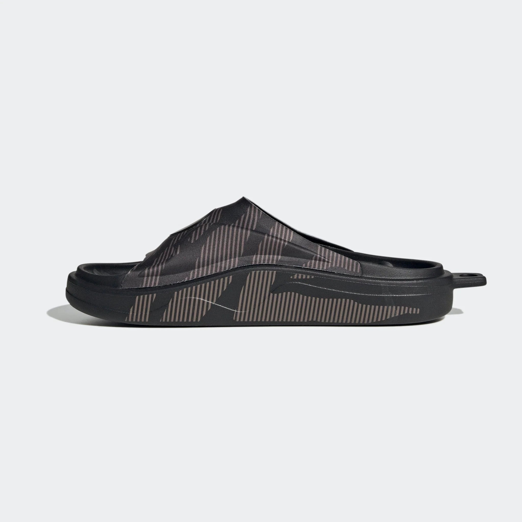 adidas by Stella McCartney Womens Slide Shoes Black Black Tech Earth