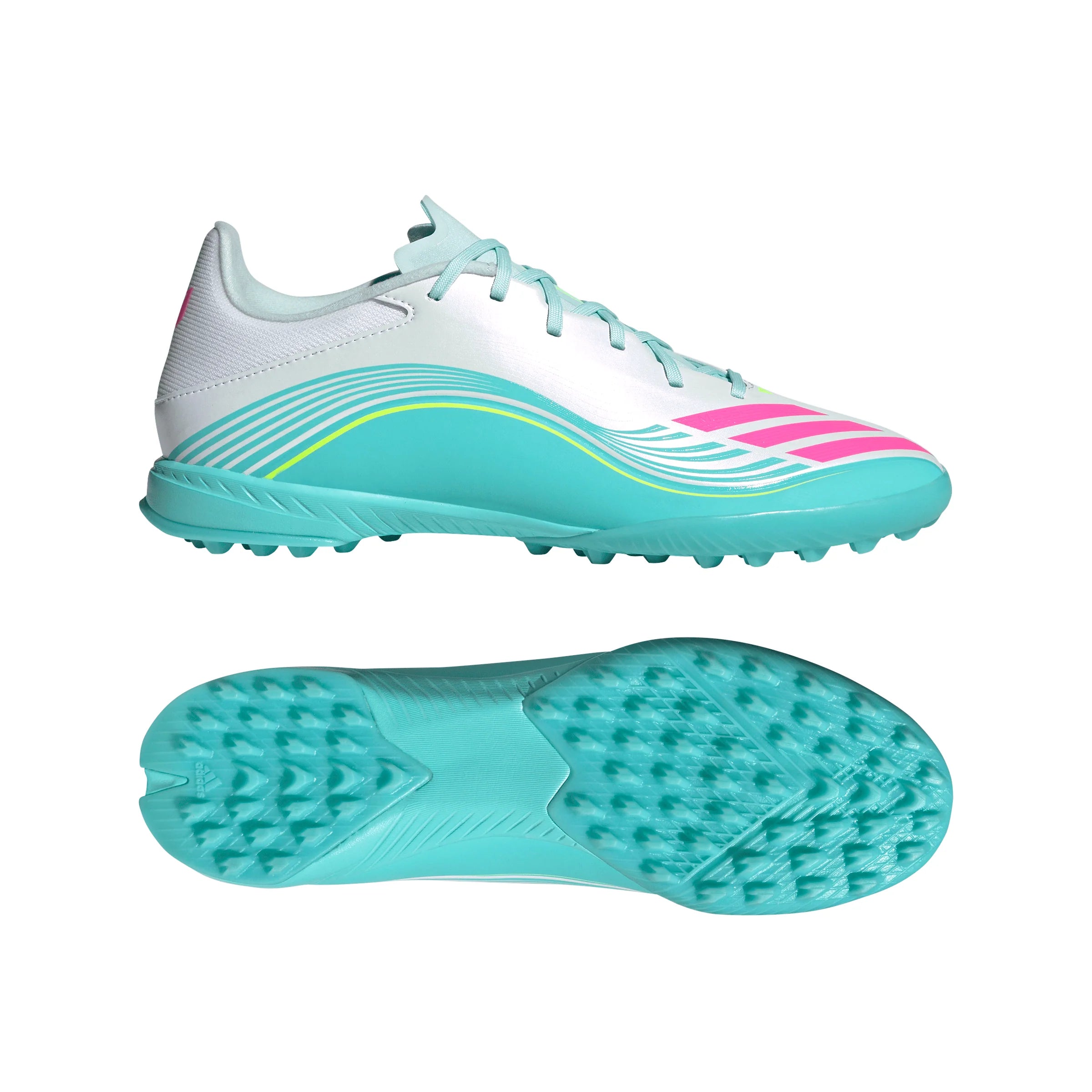 adidas F50 Messi League TF Turf Mens Soccer Cleats White Pink