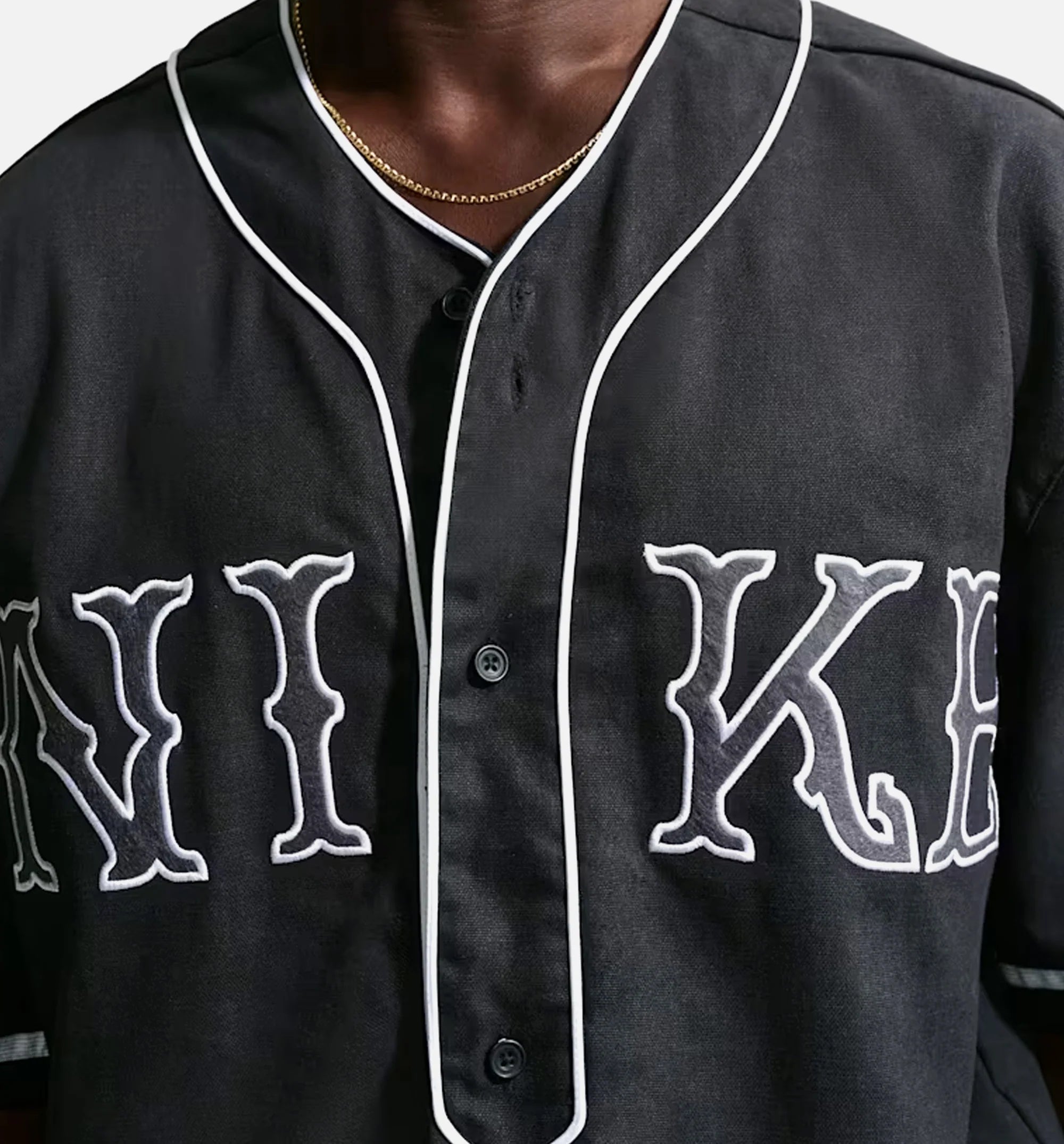 Life Vintage Sport Mens Jersey Black White
