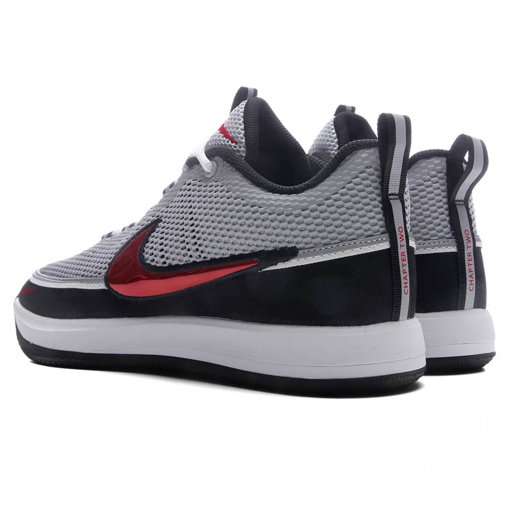 Book 2 Spiridon Metallic Silver Black Sport Red