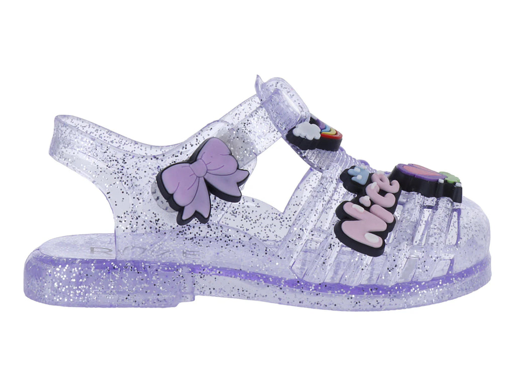 Sandalias Roze Glitter Purple para Niña
