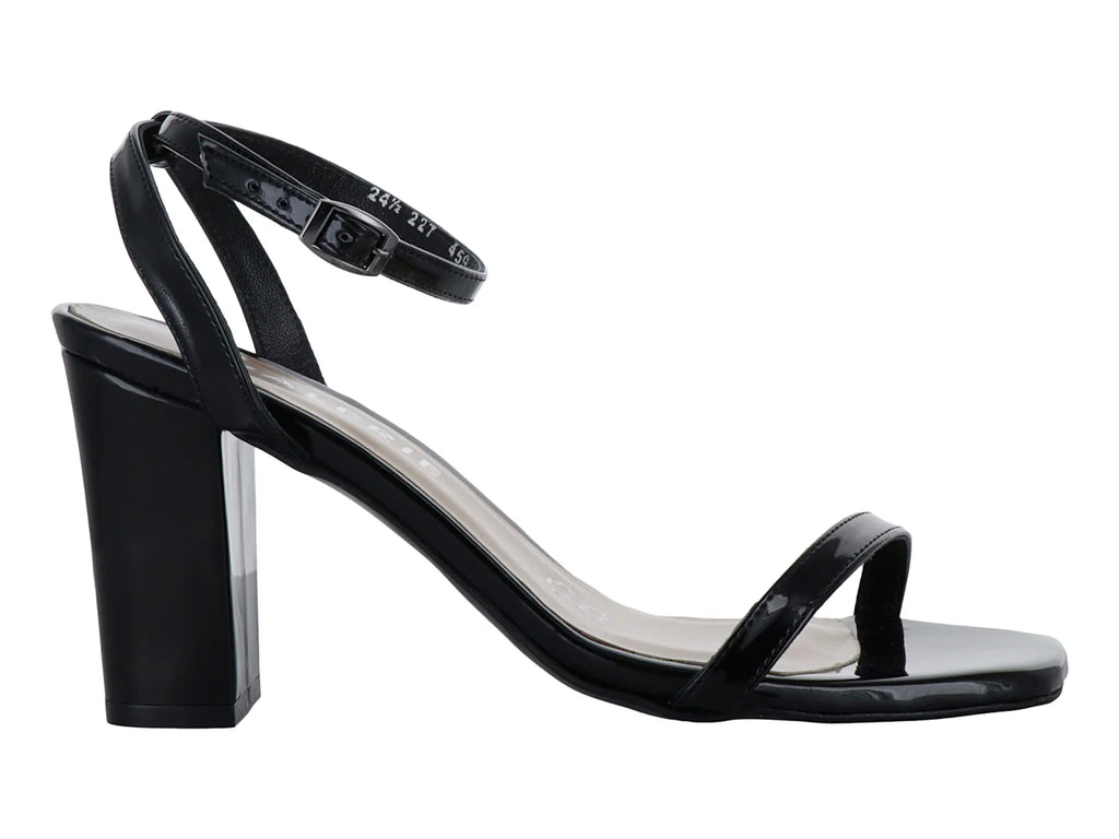 Sandalias de Tacón Charol Negro Antonie para Mujer