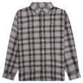 Motif Plaid Shirt Grey