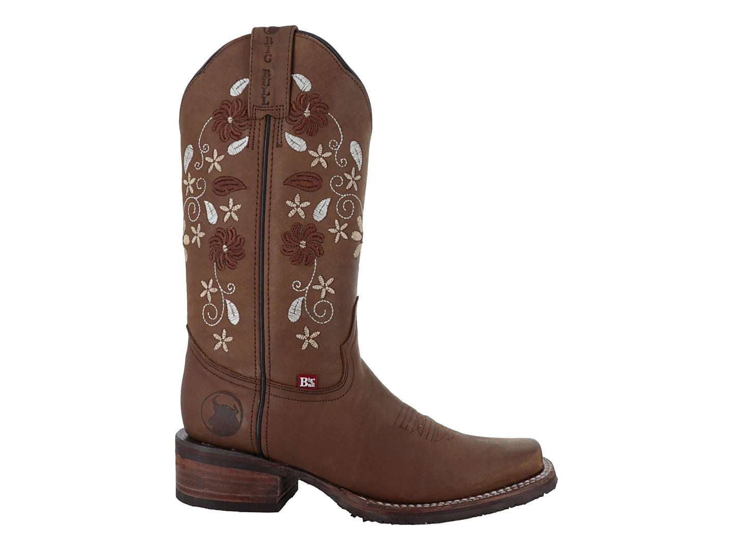 Botas Vaqueras Israel Boots Color Tabaco para Mujer