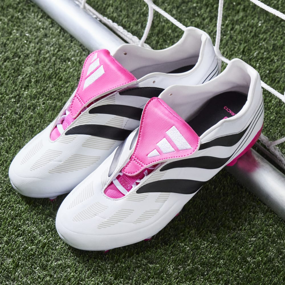 adidas Predator Precision3 FG Firm Ground Soccer Cleats White Black