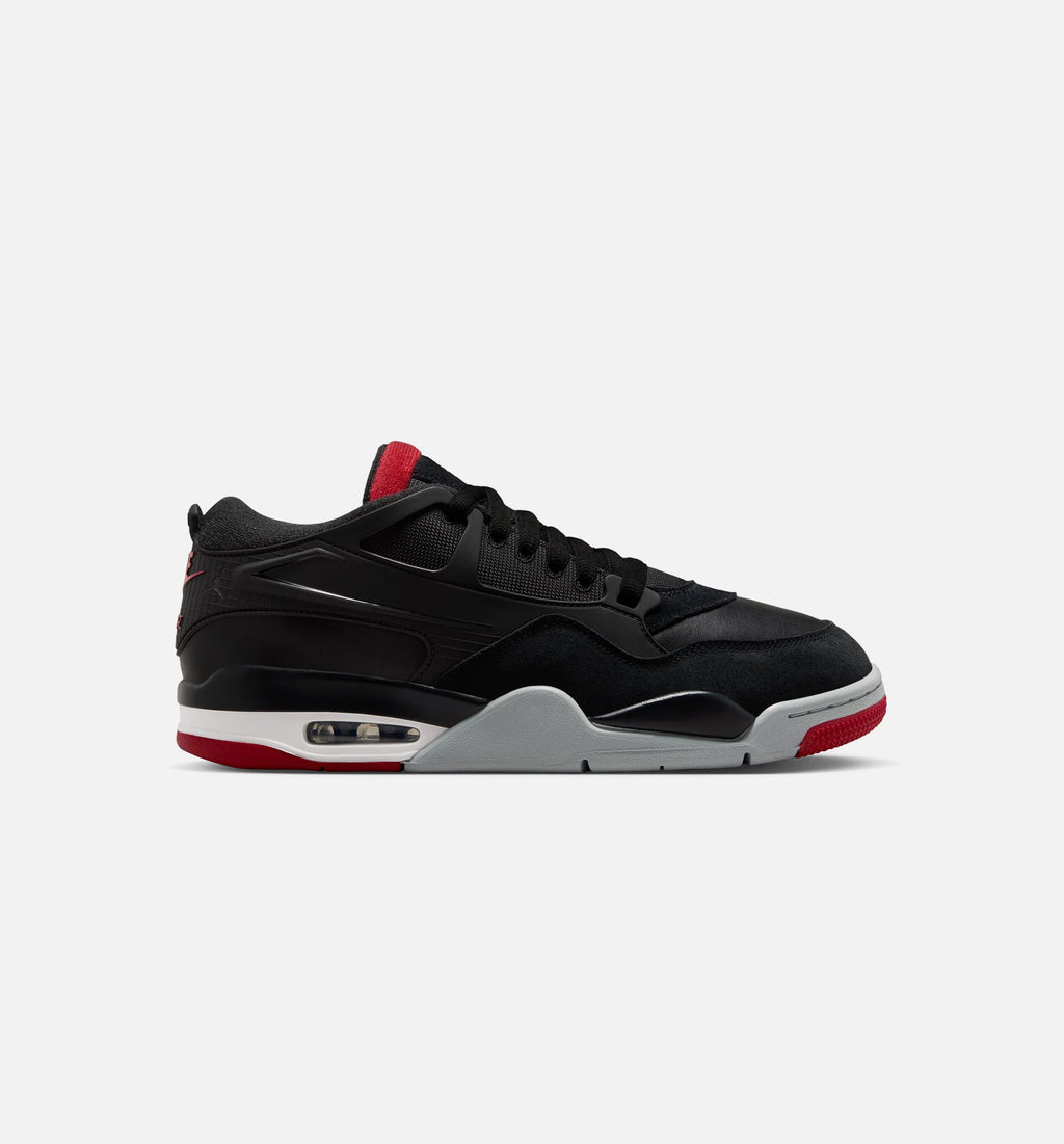 Air Jordan 4 RM Mens Lifestyle Shoe Black Wolf Grey White Varsity Red