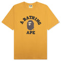 College Tee Yellow