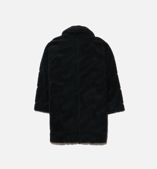 NSW Icon Clash Sherpa Long Jacket Womens Jacket Black