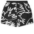 Birds Fly Free Swim Shorts Black