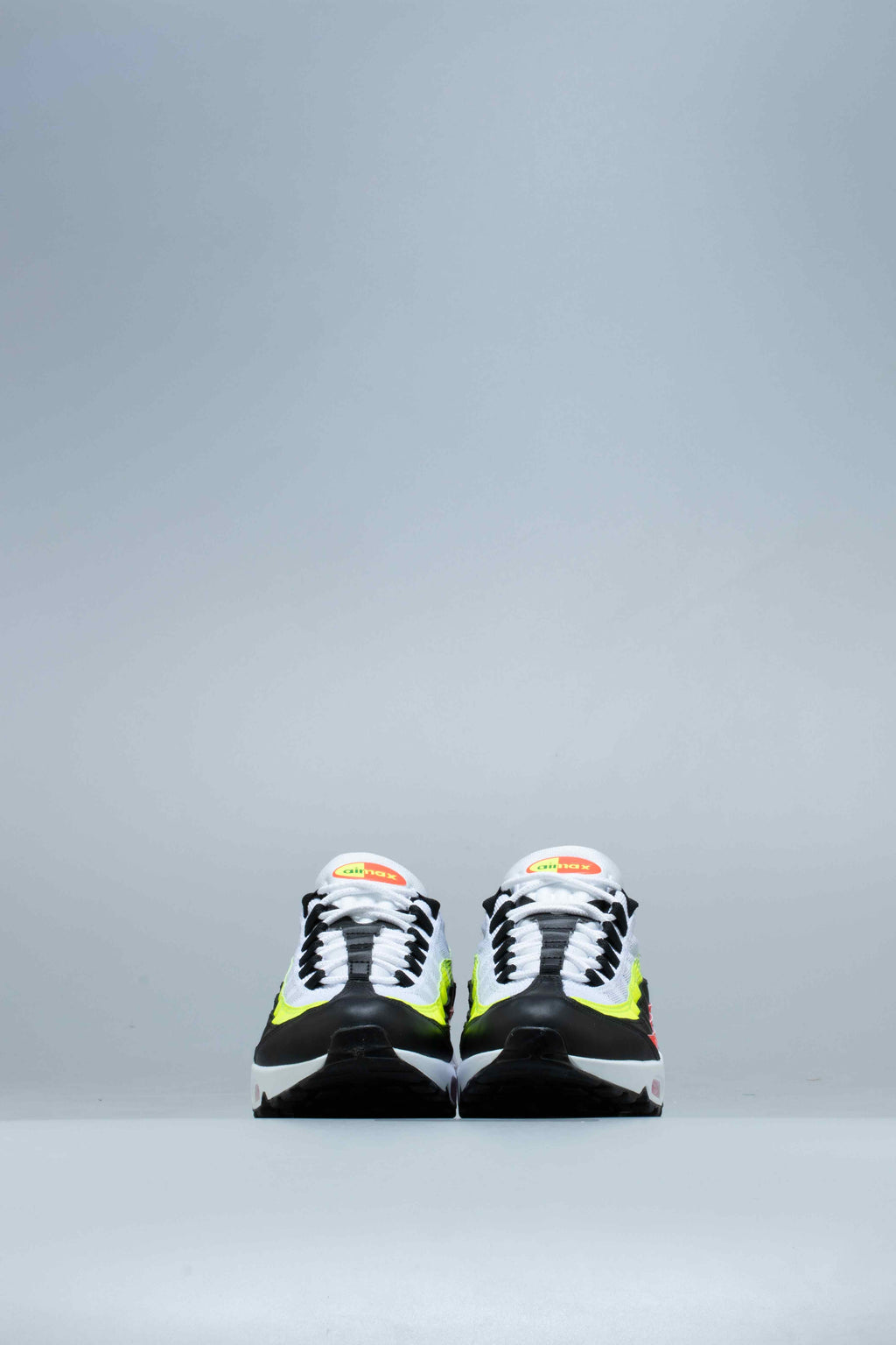 Air Max 95 SE Mens Shoes Black White Volt Solar Red