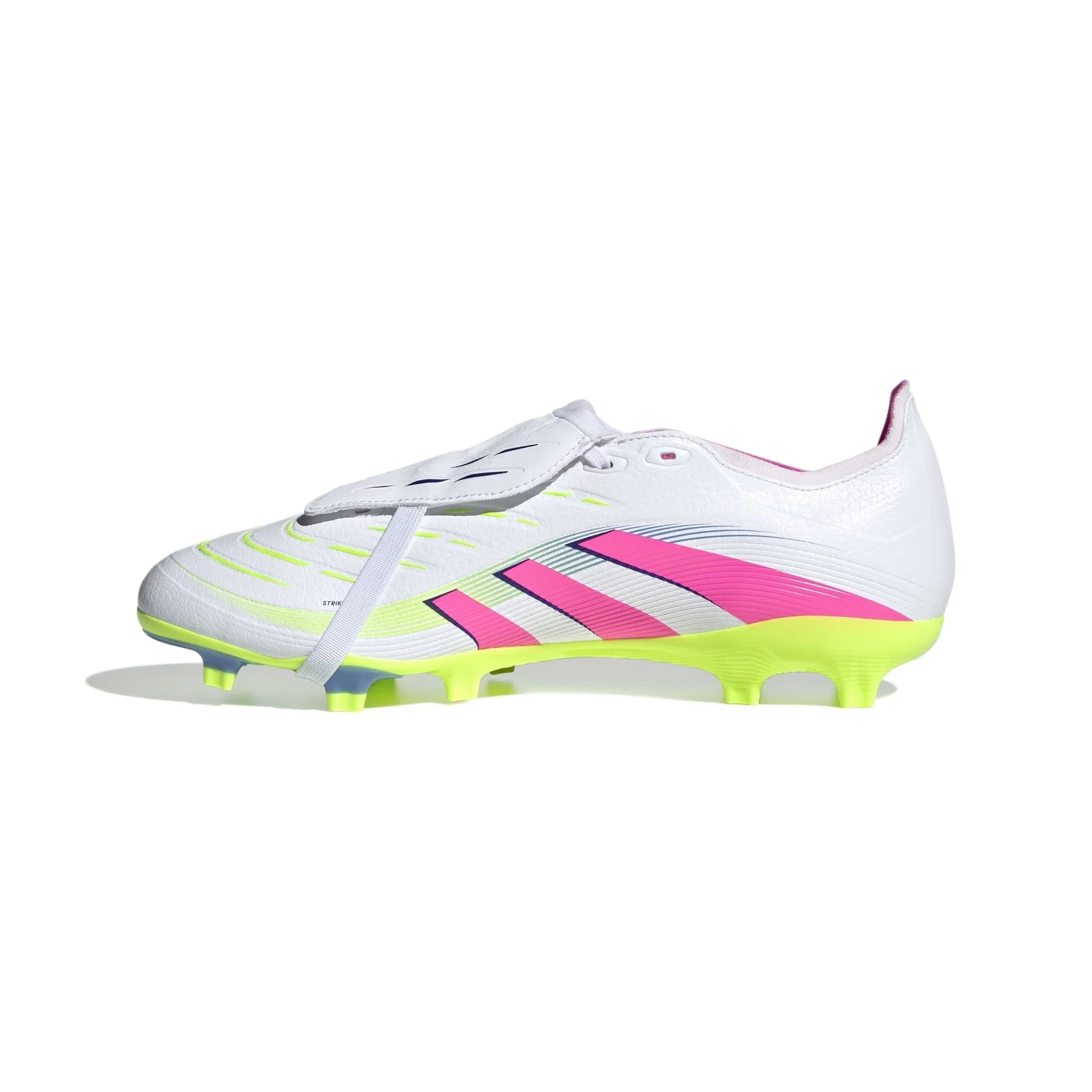 adidas Predator League Fold Over Tongue Firm Multi Ground Boots White Pink