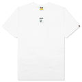 Liquid Camo Small Ape Face Tee White