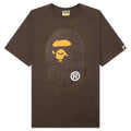 Big Ape Head Tee Brown