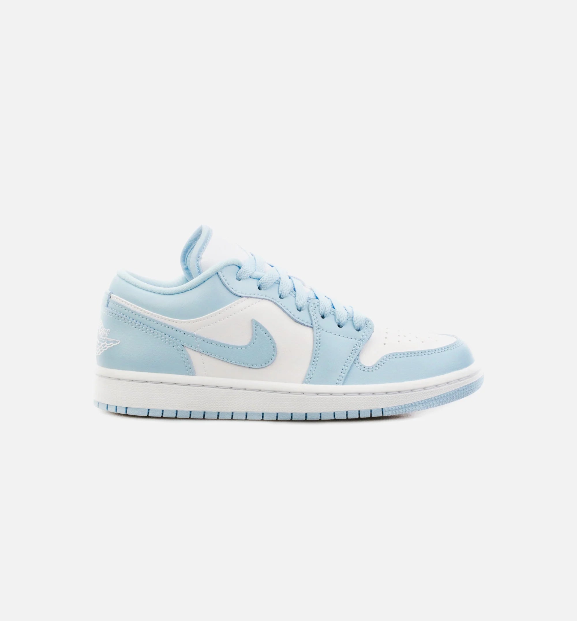 Air Jordan 1 Low Ice Blue Womens Lifestyle Shoe White Blue Limit One Per Customer