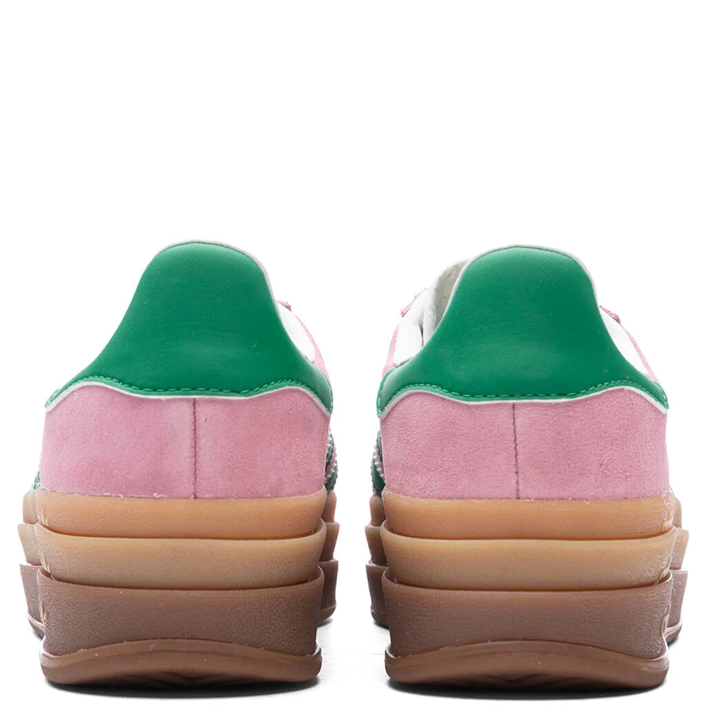 Womens Gazelle Bold True Pink Green Cloud White