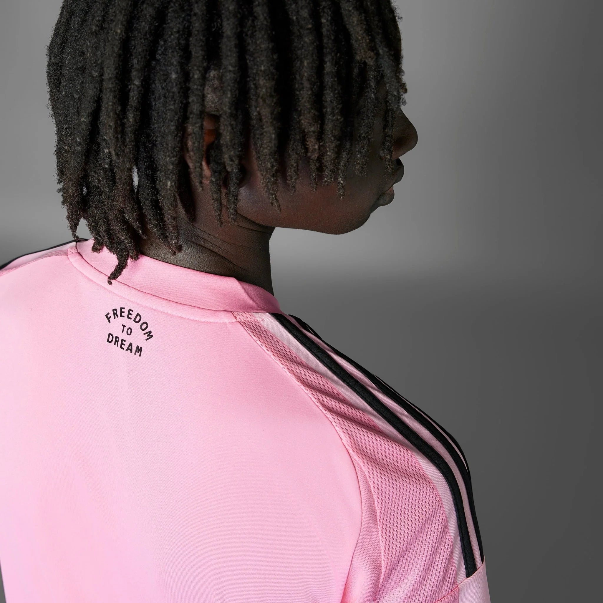 adidas Mens Inter Miami CF Home Jersey 25 26 Pink