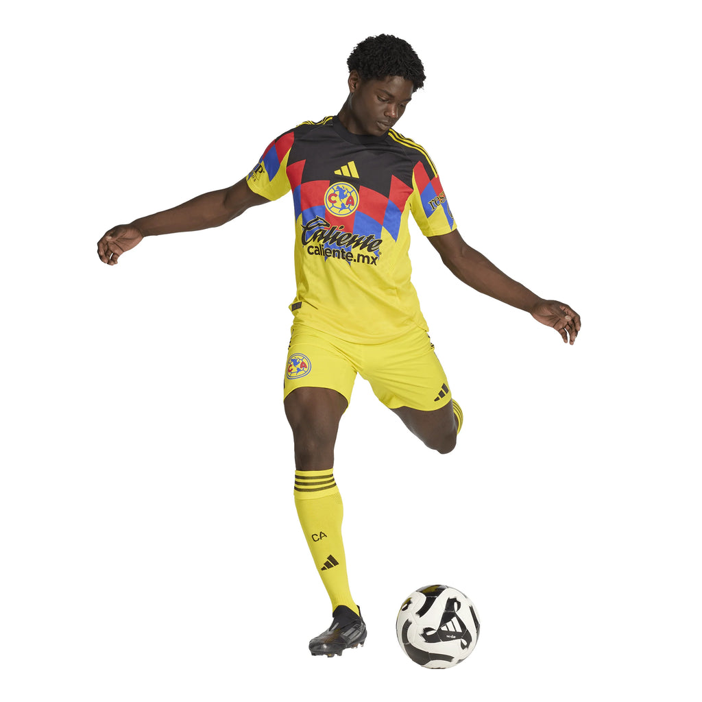 adidas Club América Home Mens Authentic Jersey 25 26 Yellow