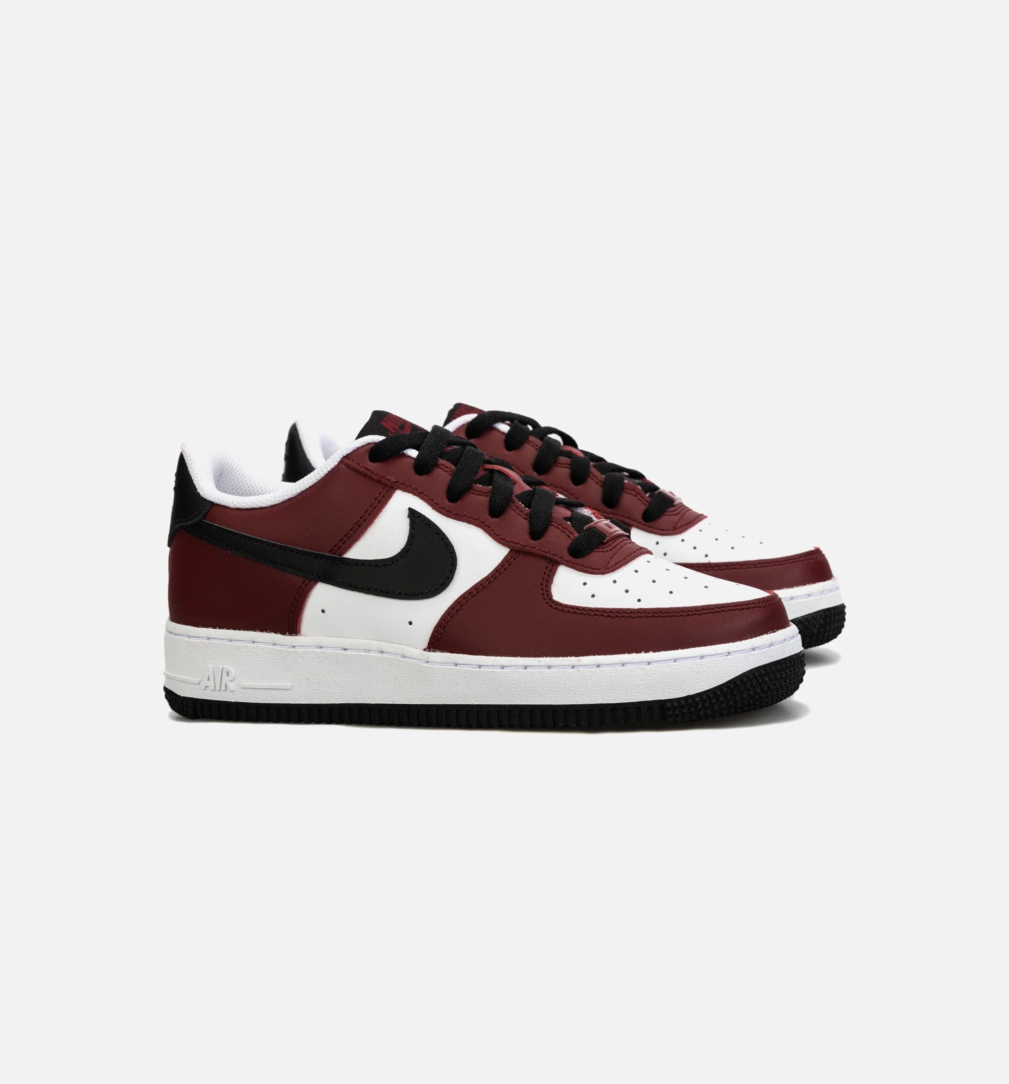 Air Force 1 LV8 Team Red Black Grade School Lifestyle Shoe Red Black