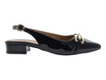Tacones Luna Rosa de Charol Negro para Mujer