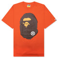 Big Ape Head Tee Orange