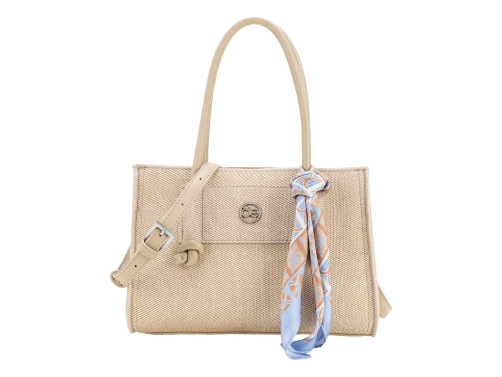 Bolsa de Hombro Cloe Beige para Mujer