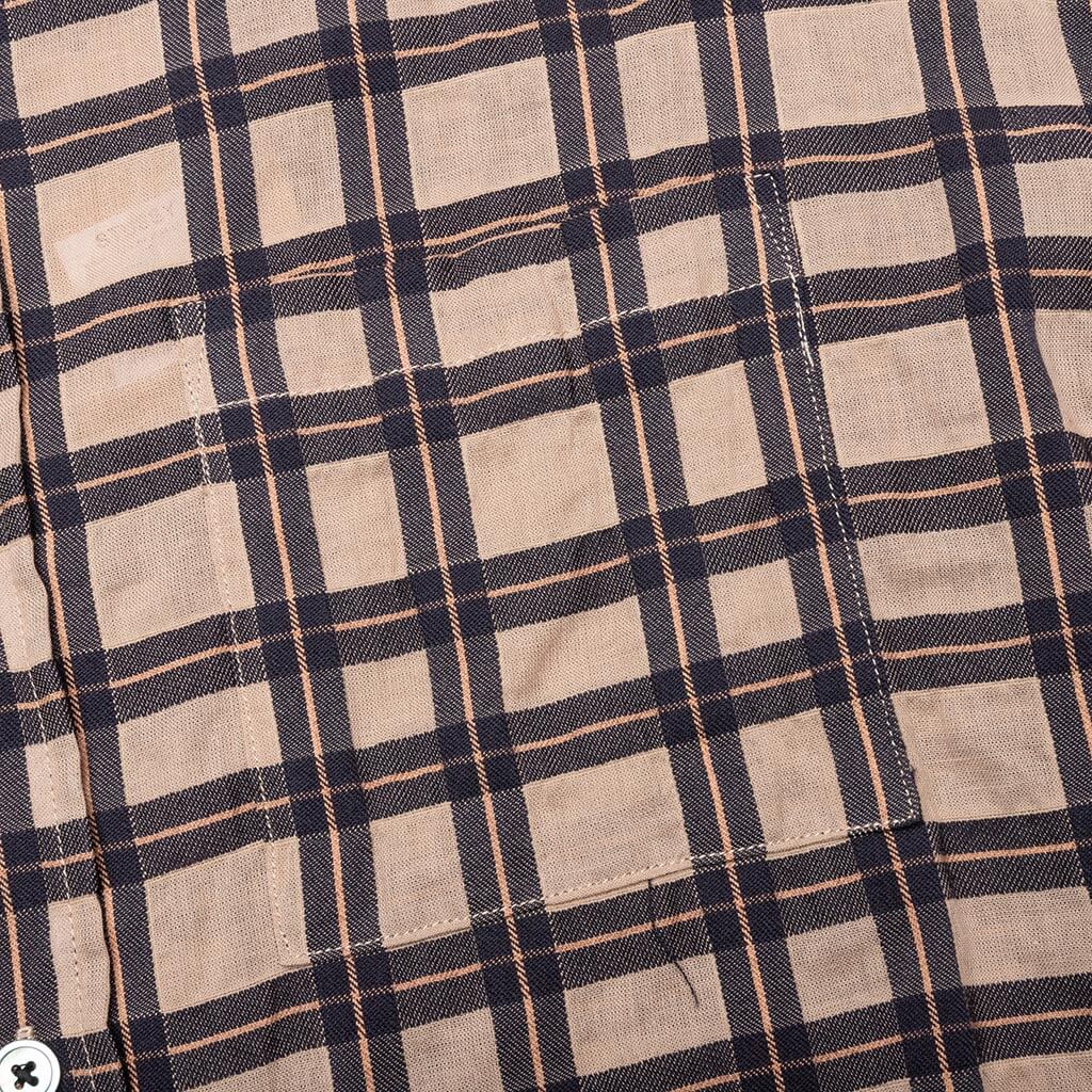 Sonoma Plaid L S Shirt Tan