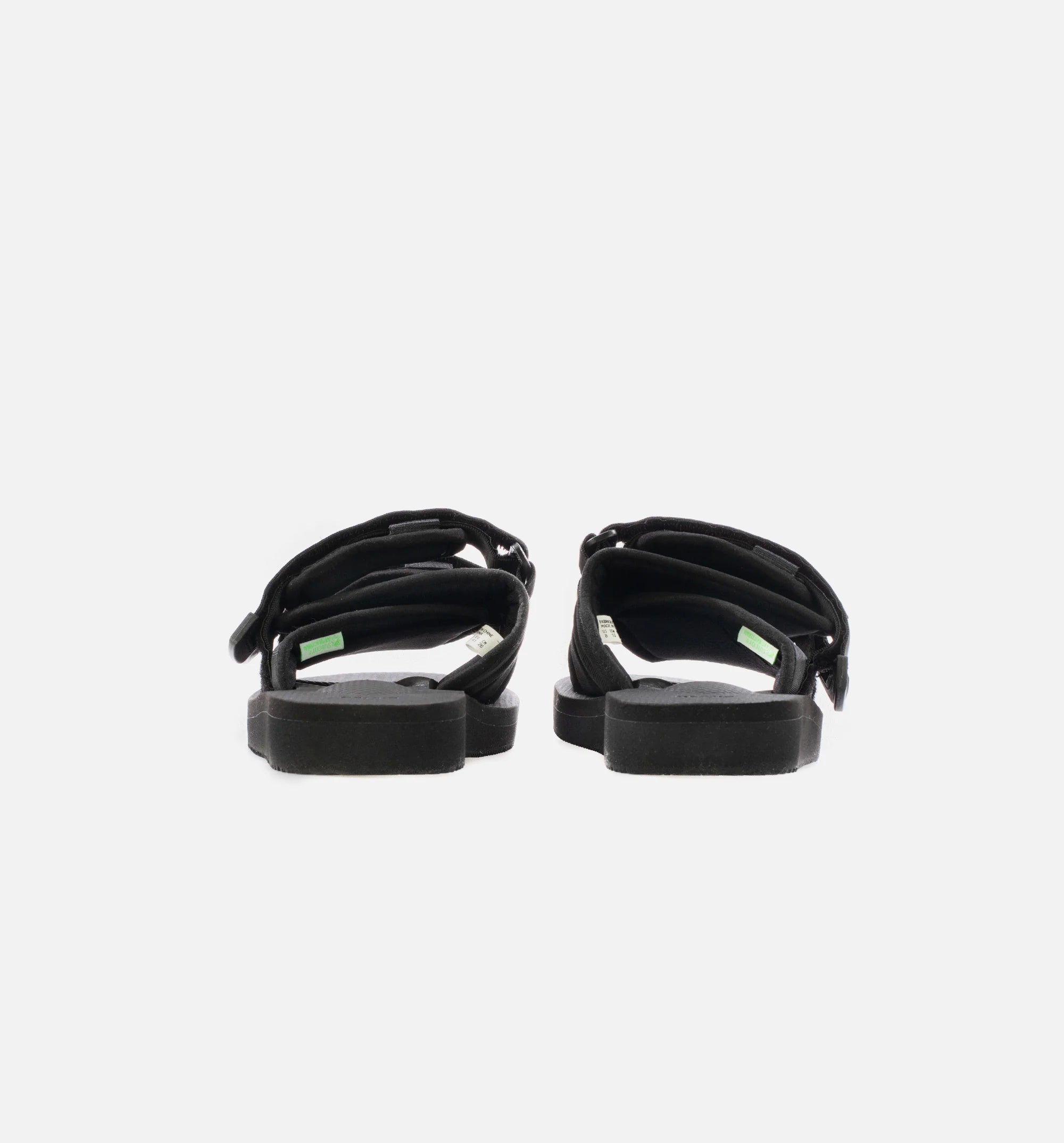 Double Strap Moto Cab Mens Lifestyle Slide Sandal Black