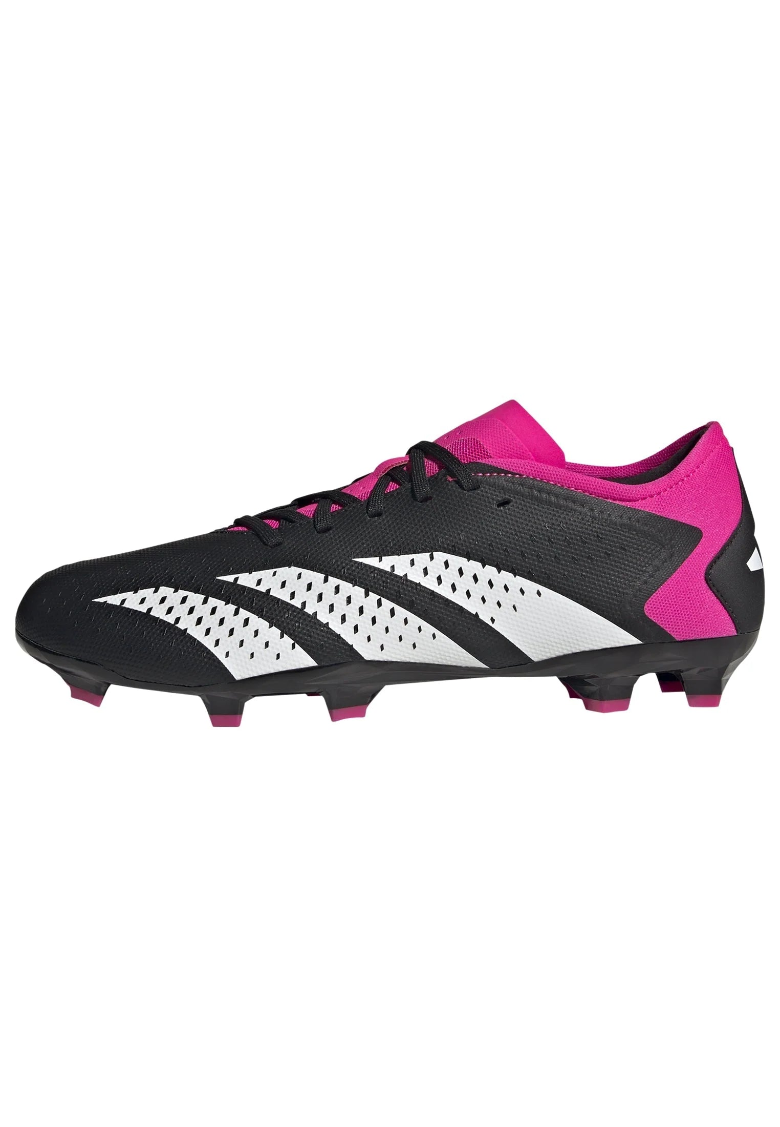 adidas Predator Accuracy3 Low FG Firm Ground Cleats Black White Pink