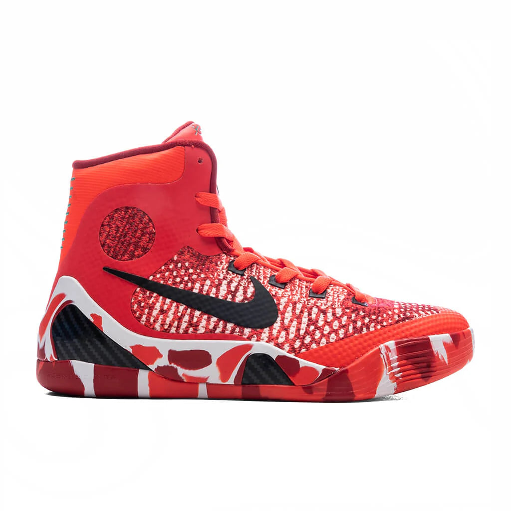 Kobe 9 Elite GS Christmas Bright Crimson Black White