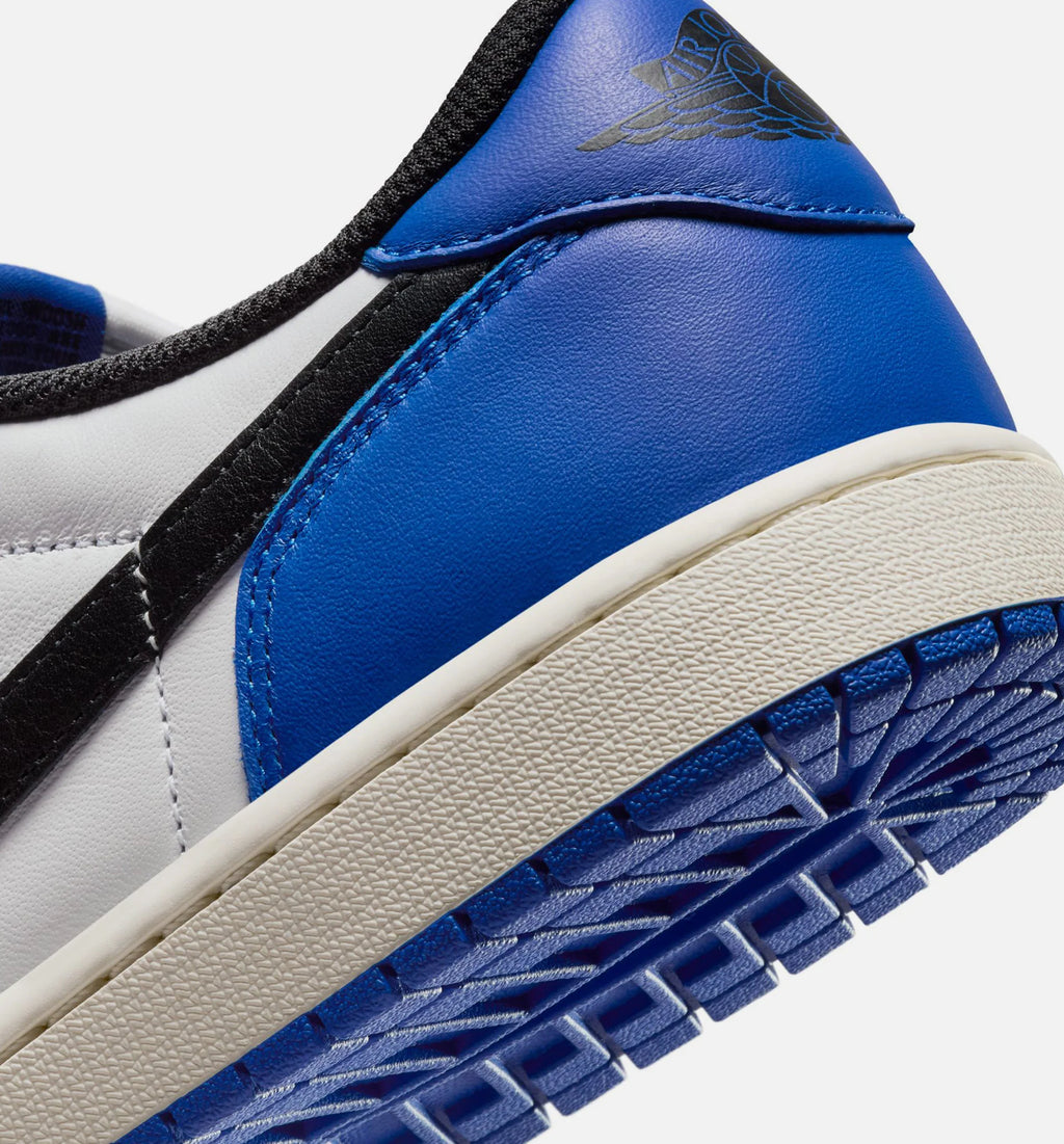 Air Jordan 1 Low Game Royal Mens Lifestyle Shoe White Game Royal Sail Black