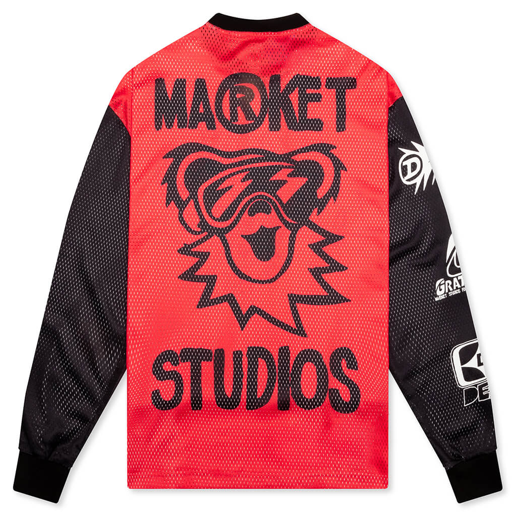 Market x Grateful Dead Mojo Jersey Red Black
