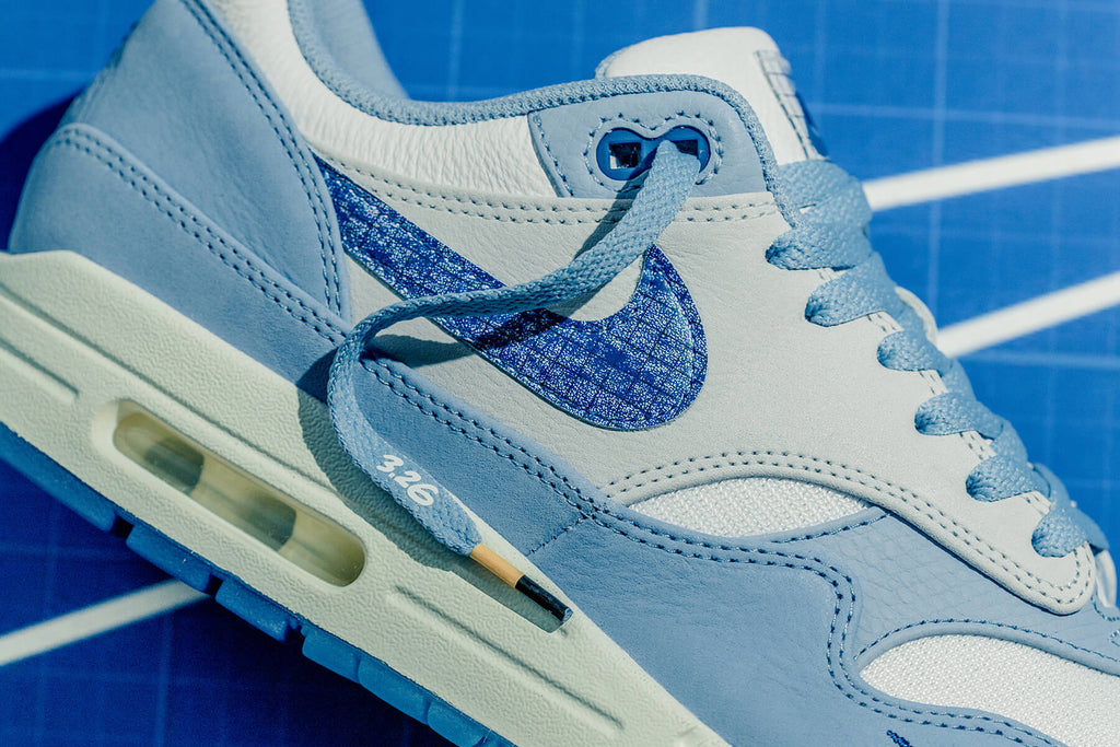 Air Max 1 PRM Blueprint White Dark Marina Blue Leche Blue