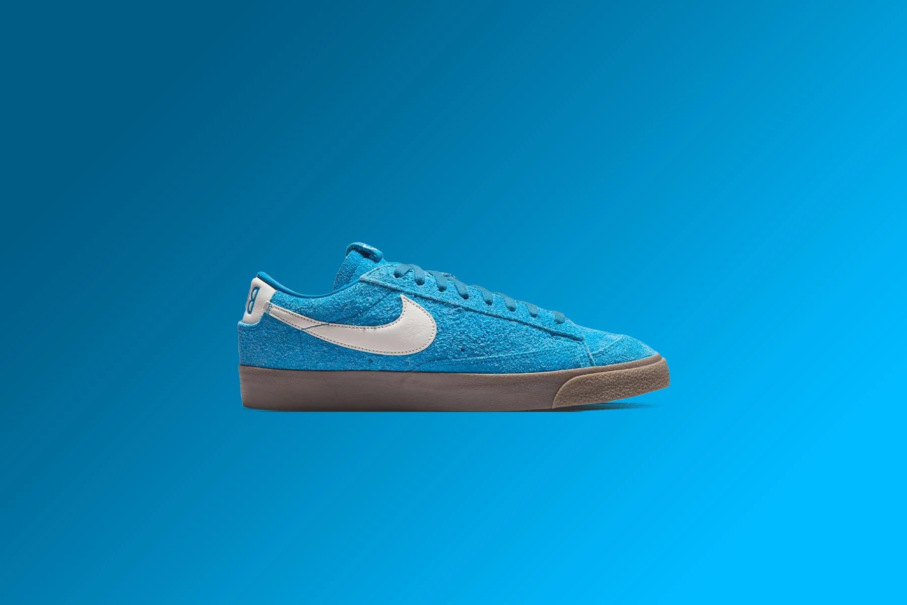 Nike x Devin Booker x Chevrolet Blazer Low Book Surf Blue QS Surf Blue Sail Gum Dark Brown