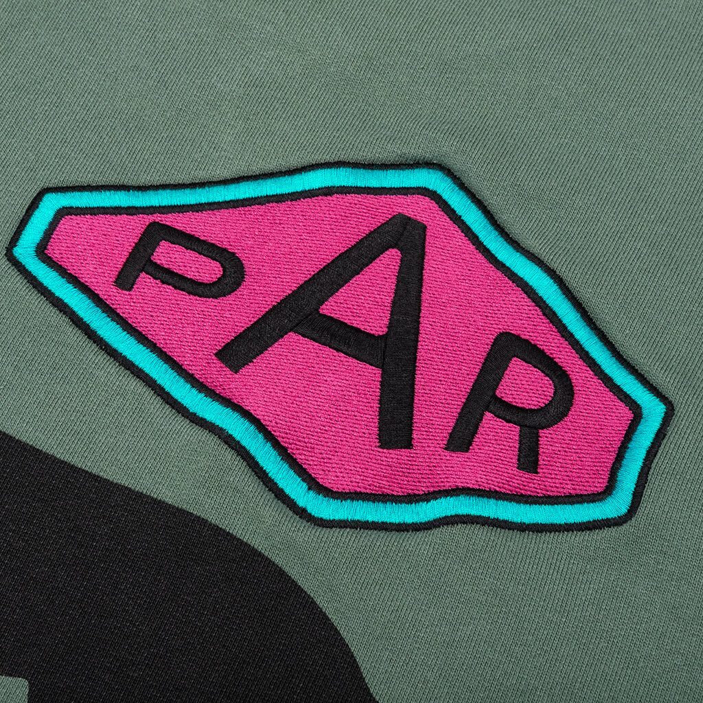 Snaked by a Horse Crewneck Sweatshirt Pine Green