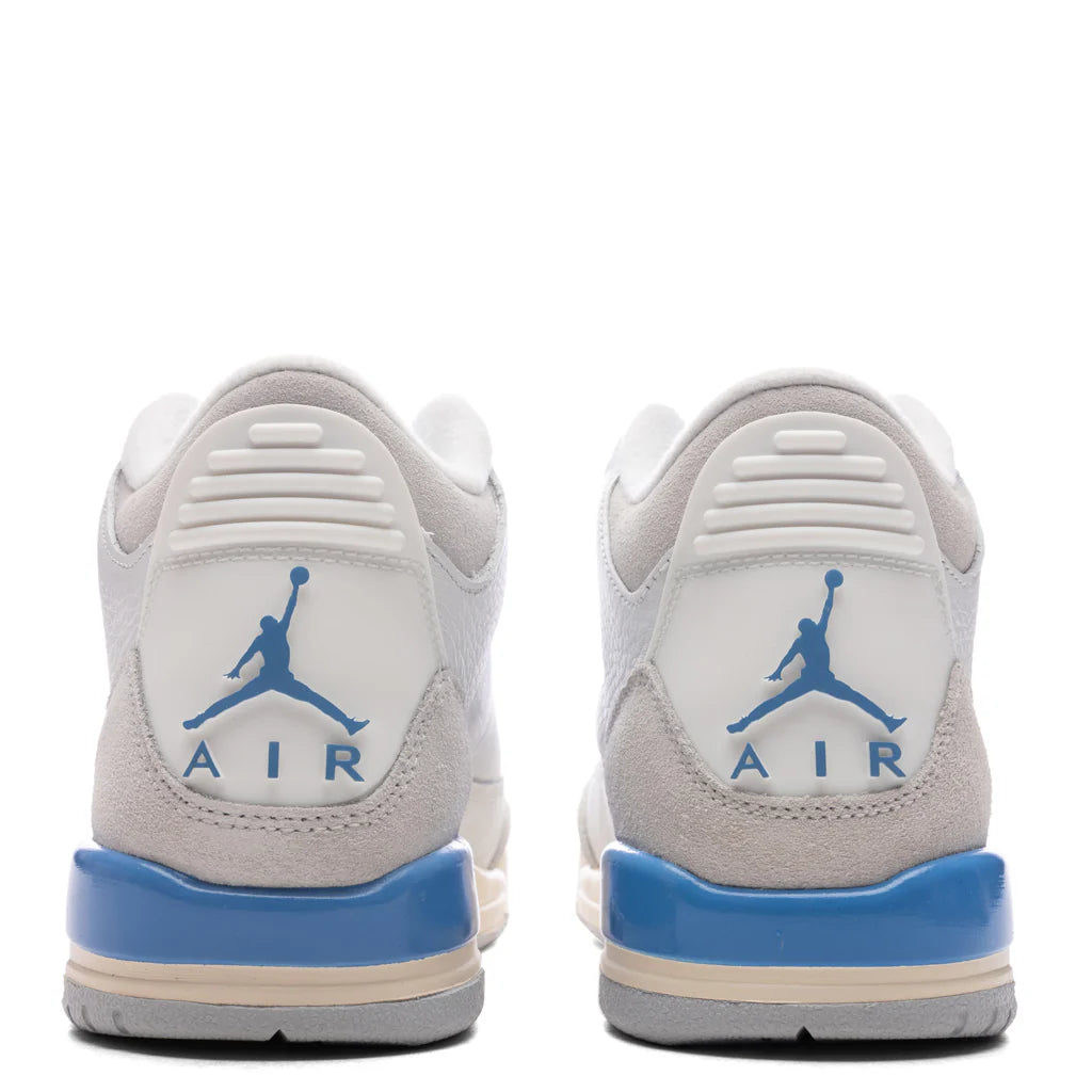 Air Jordan 3 Retro Lucky Shorts GS Summit White Hydrogen Blue Legend Blue