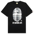 Bape Check by Bathing Ape Tee Black