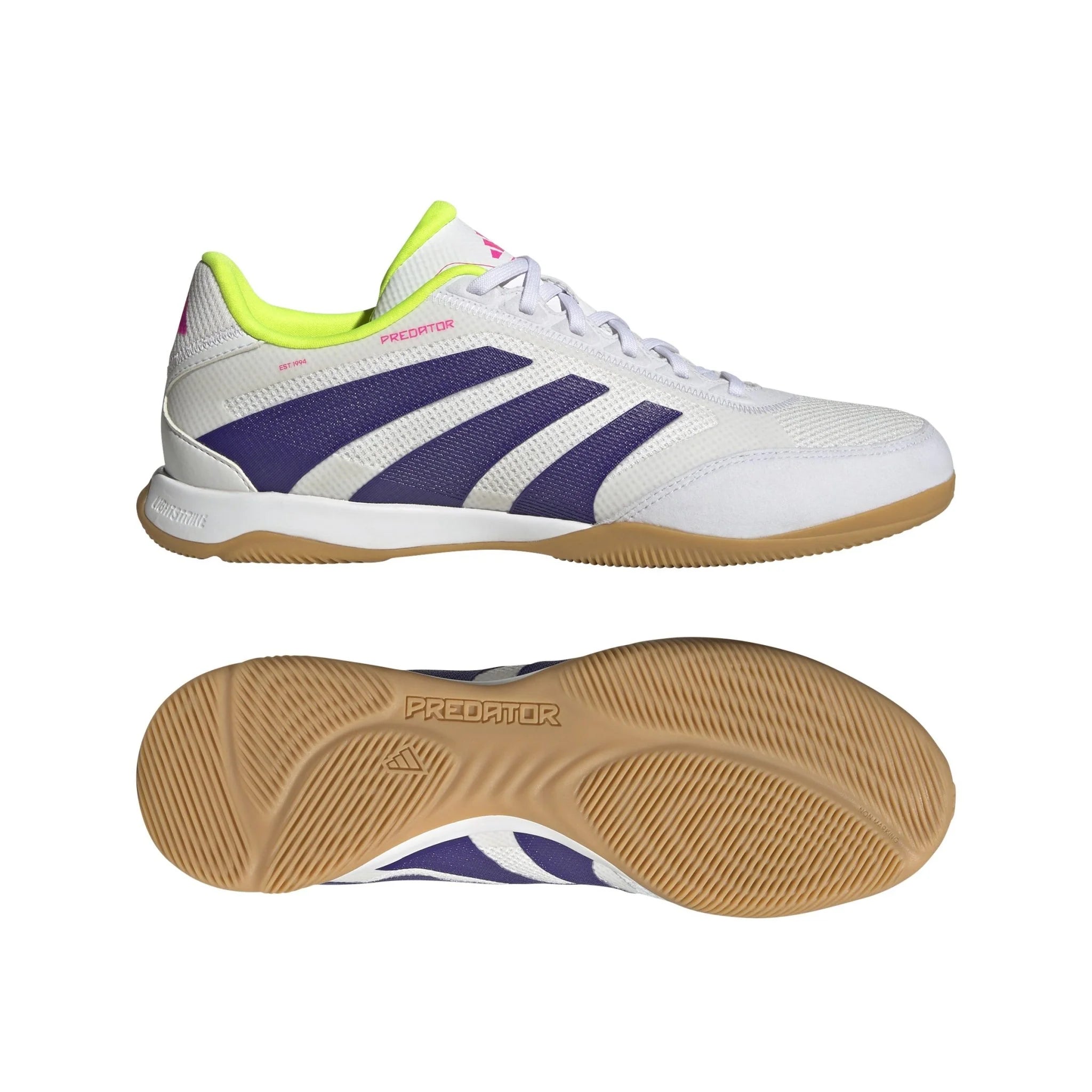 adidas Predator League Indoor Football Boots White Purple