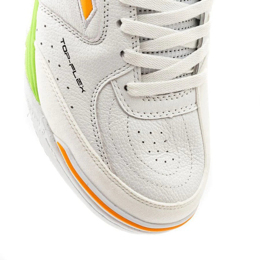 JOMA Top Flex Rebound 2332 IN Indoor Soccer Shoes White Orange