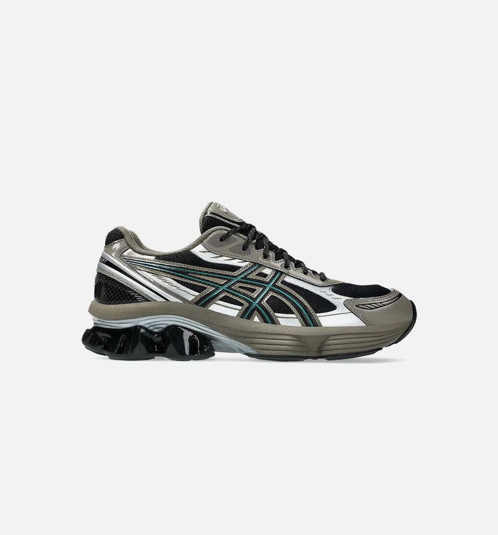 Gel Kinetic Fluent Black Dark Taupe Mens Lifestyle Shoe Black Dark Taupe