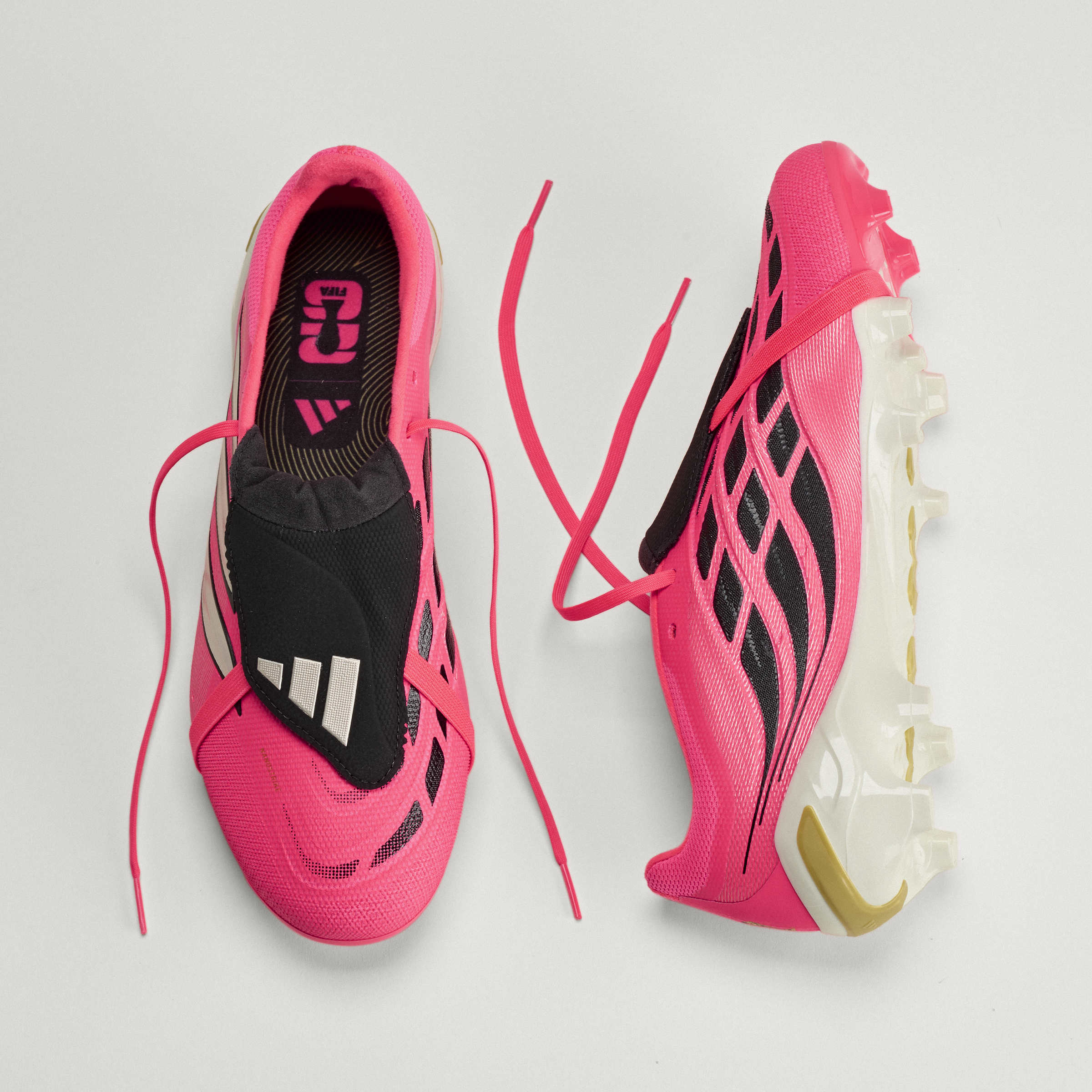 adidas Predator League Fold Over Tongue Firm Ground Mens Soccer Cleats Turquesa