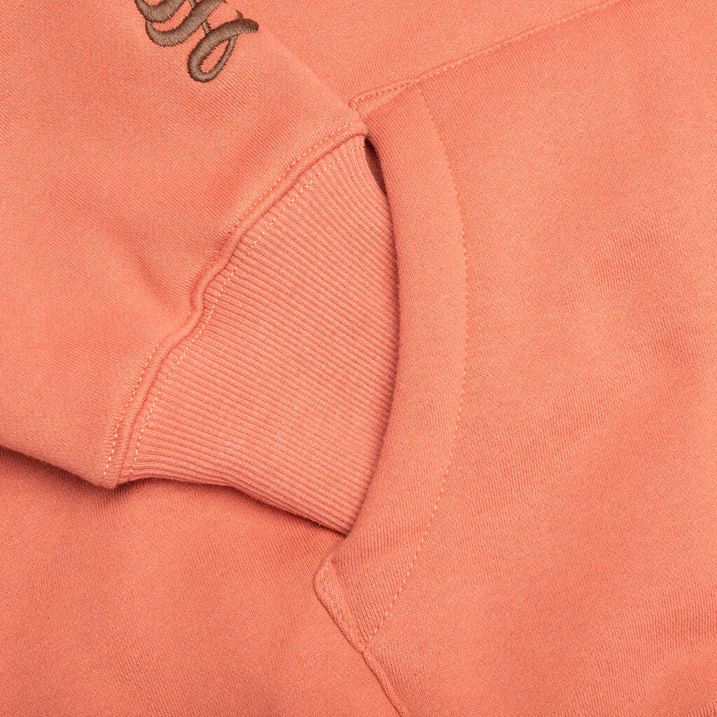 OE Zip Up Hoodie Rust