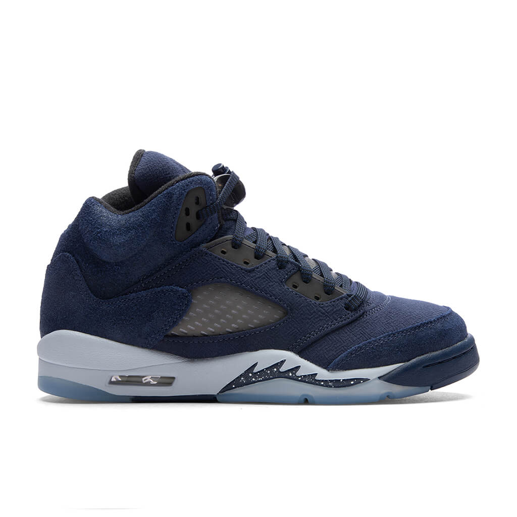 Air Jordan 5 Retro SE GS Midnight Navy Black Football Grey