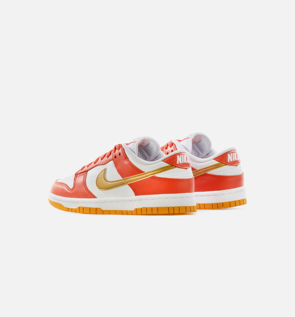 Dunk Low University Gold Womens Lifestyle Shoe Orange White University Gold Limit One Per Customer