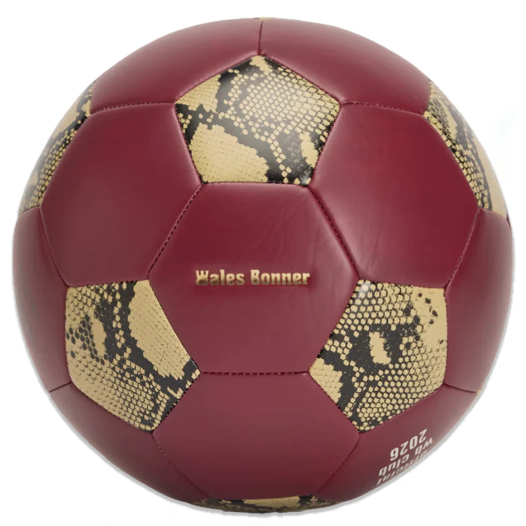 Adidas Originals x Wales Bonner Soccer Ball Collegiate Burgundy