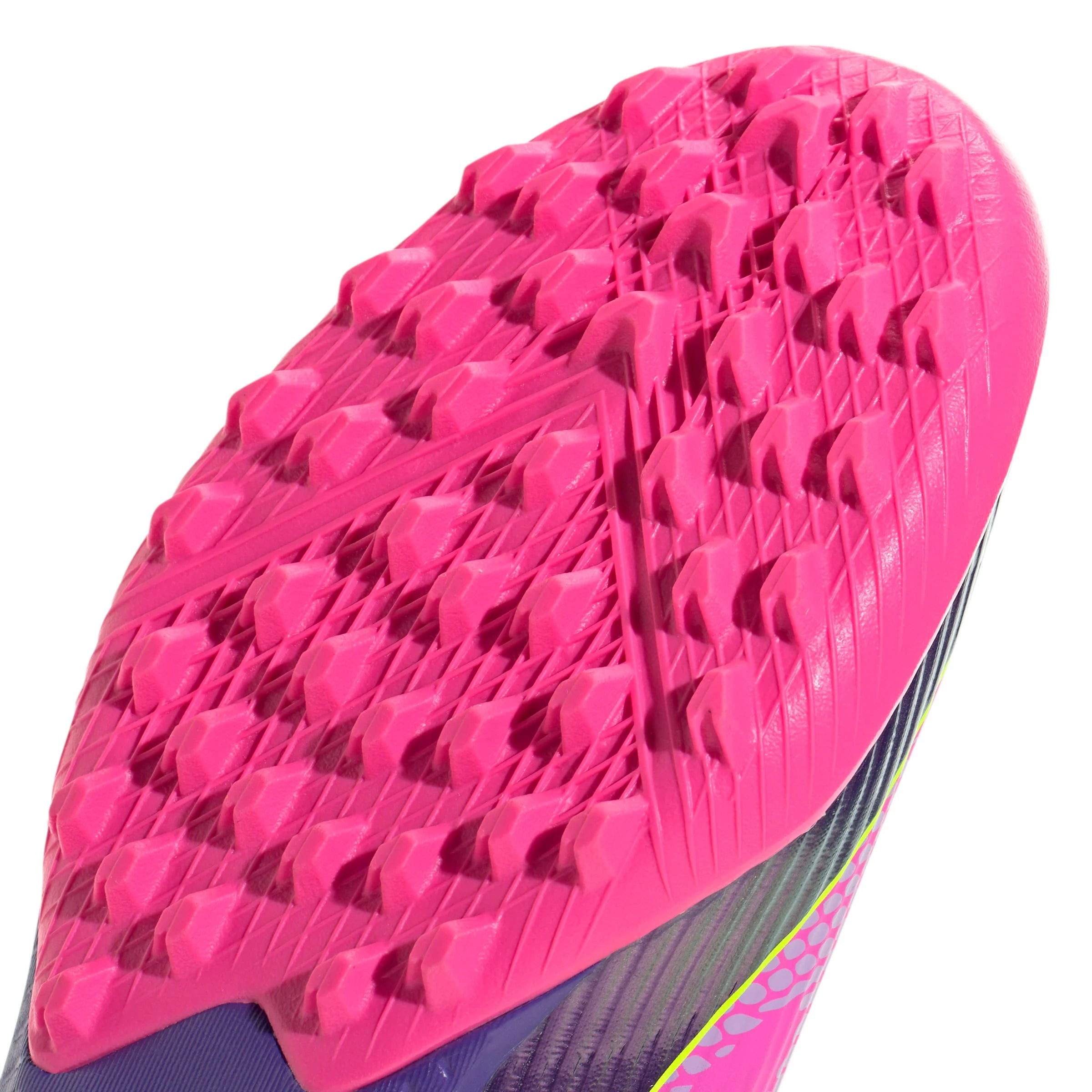 adidas F50 League LY Laceless TF Mens Soccer Cleats Purple White Lemon