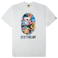 Art Camo By Bathing Ape Tee White