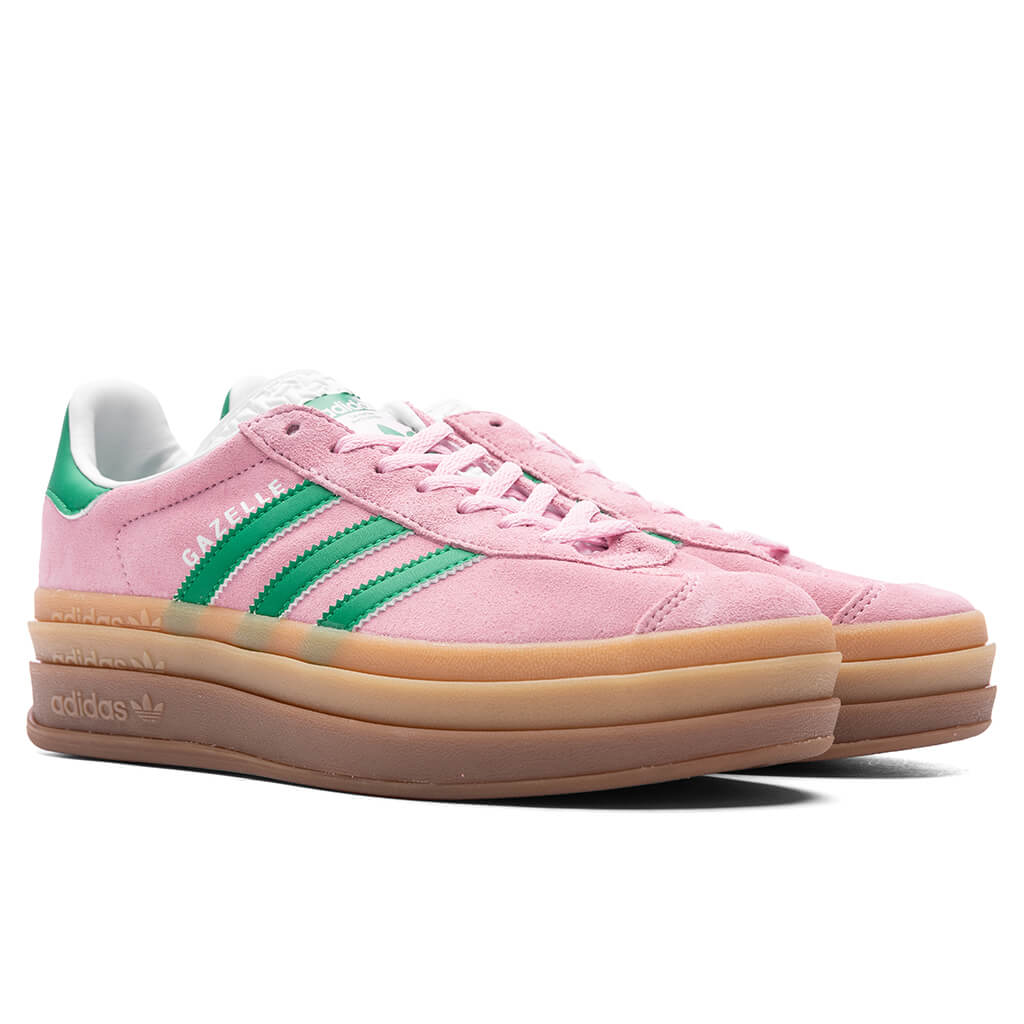 Womens Gazelle Bold True Pink Green Cloud White